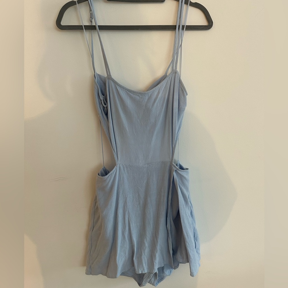 Blue pacsun romper dress